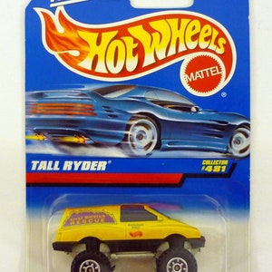 Hot Wheels Tall Ryder #481 Camion pressofuso giallo 1998