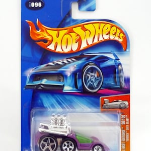 Hot Wheels &#39;Tooned Sixy Beast #096 First Editions 96/100 Purple DieCast Car 2004