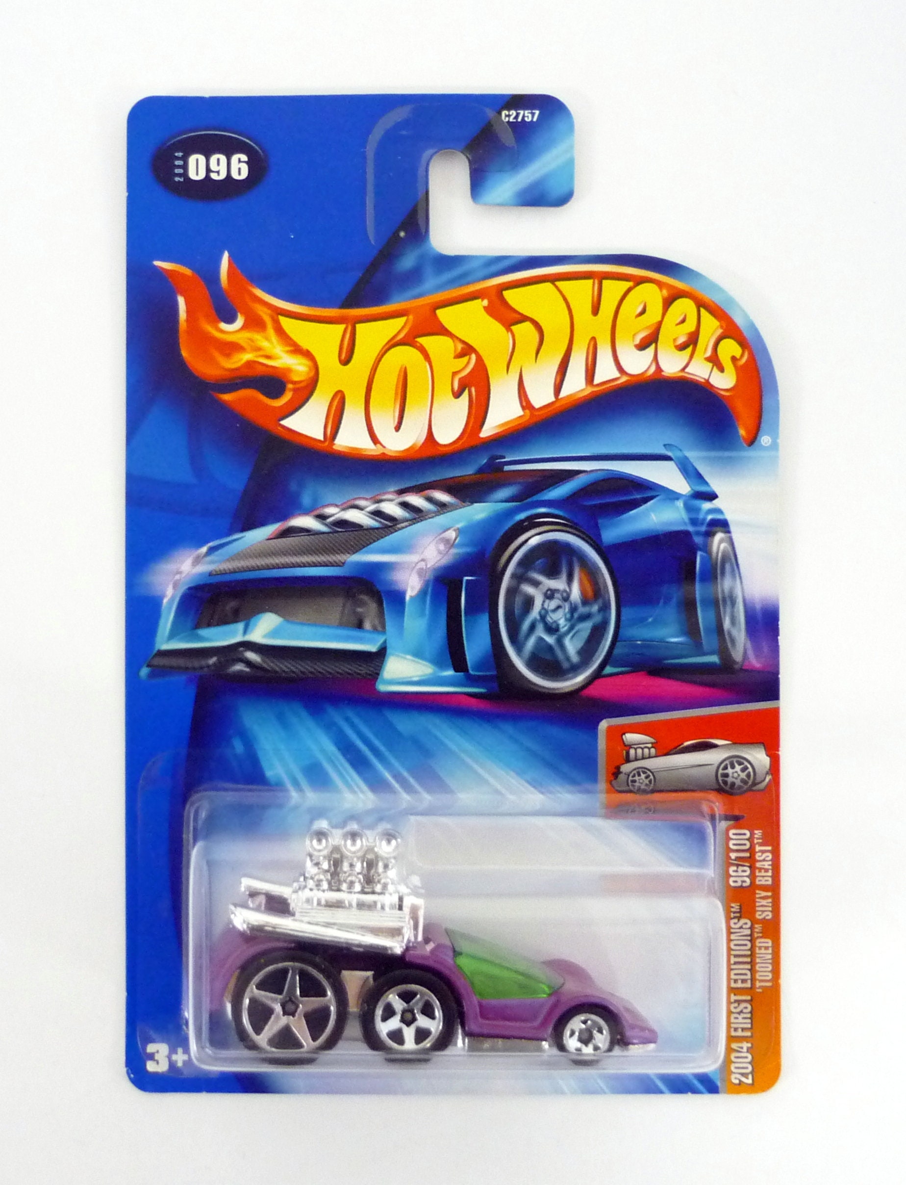 Hot Wheels 'tooned Sixy Beast #096 First Editions 96/100