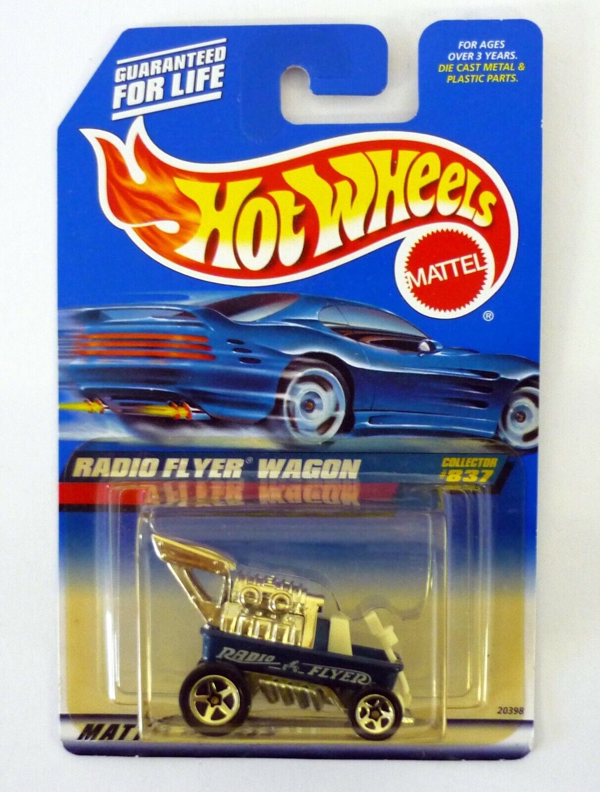 Hot Wheels Radio Flyer Wagon #837 Blue Die-cast Car 1999 - Etsy