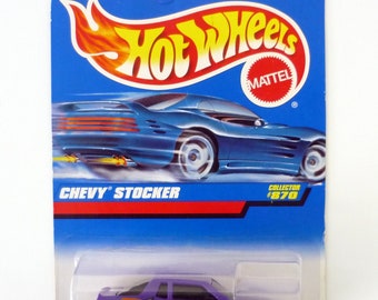 Hot Wheels Chevy Stocker #870 Purple Die-Cast Car 1998