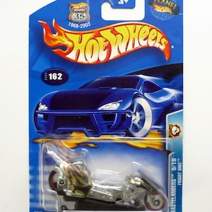 Hot Wheels Fright Bike #162 Wastelanders 5/10 Black Die-Cast Car 2003