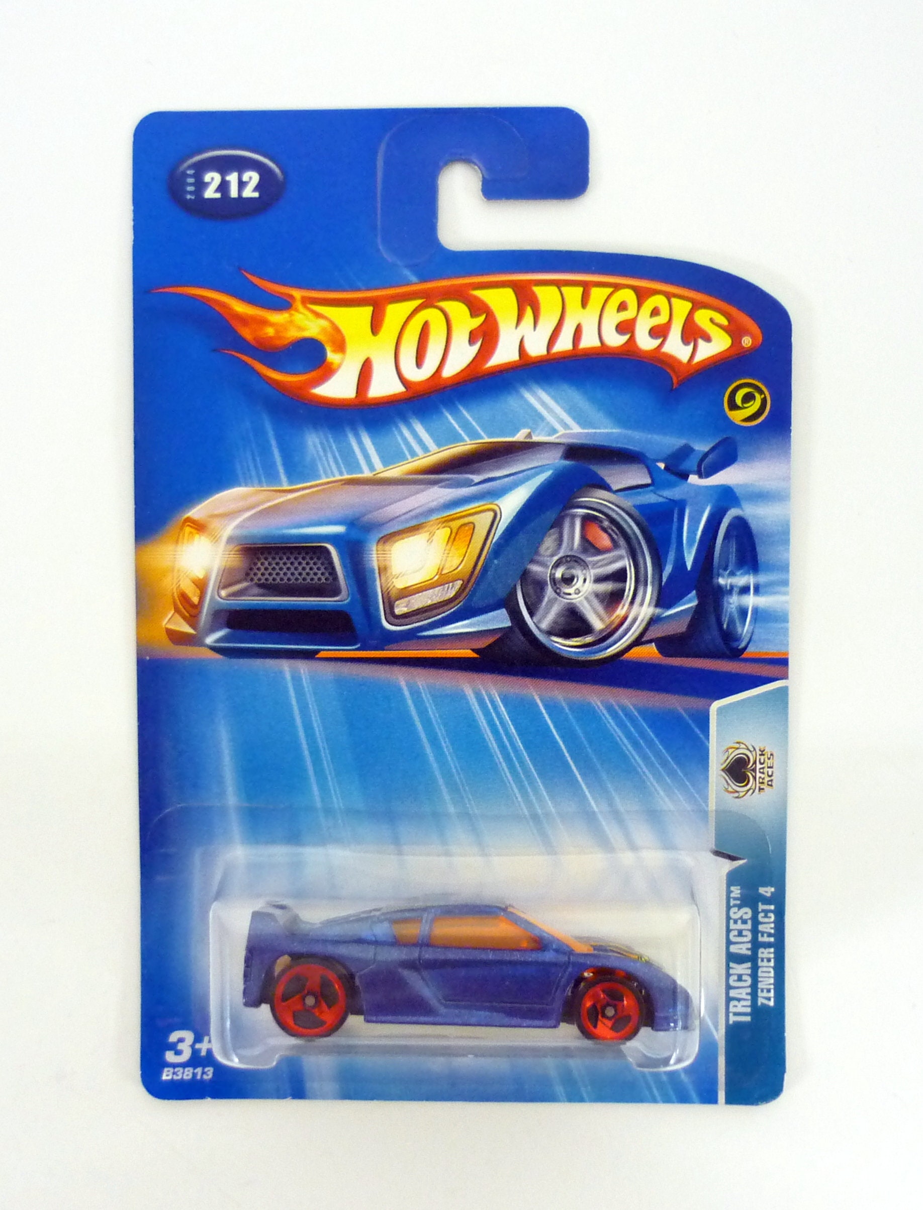 Hot Wheels Zender Fact 4 #212 Track Aces Blue Die-cast Car 2004 - Etsy