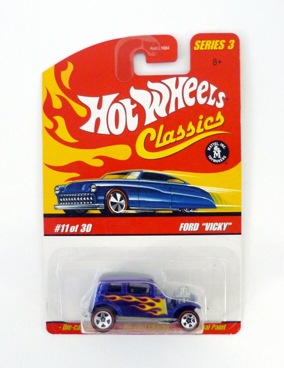 Hot Wheels Ford Vicky Classics Series 3 11 of 30 Blue Die cast Car