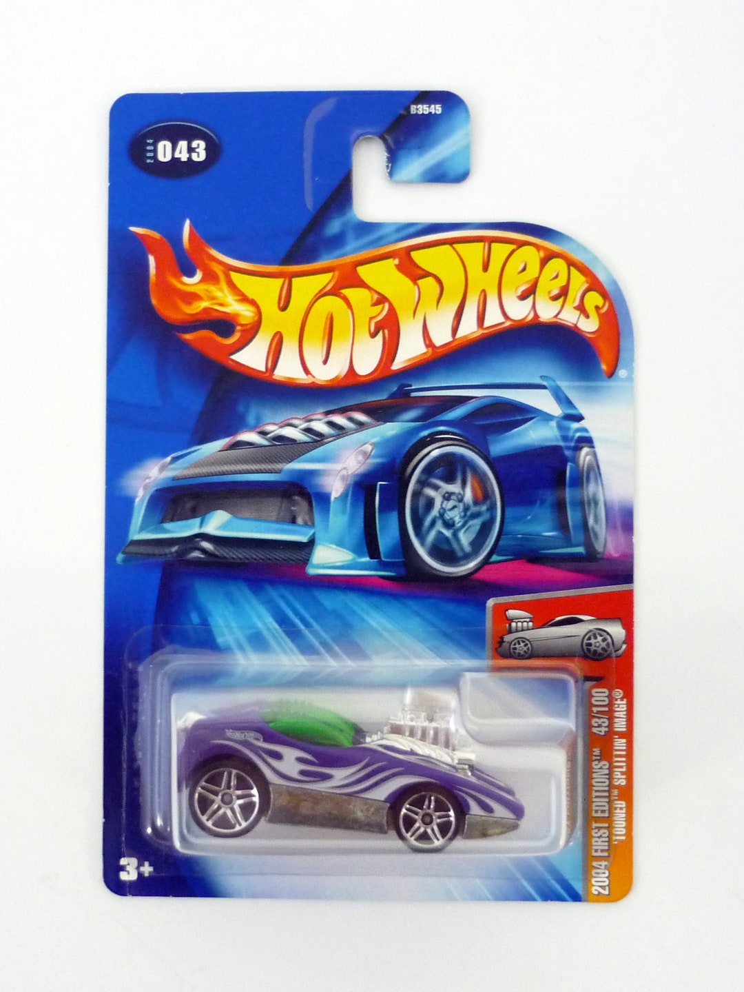 Hot Wheels Tooned Splittin Image #043 First Editions 43/100 Purple