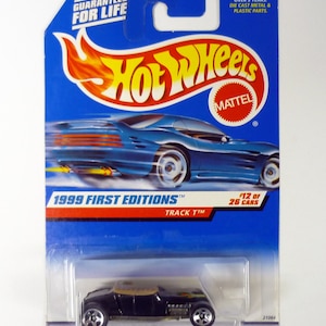 Hot Wheels Track T #917 First Editions 12 of 26 Black Die-Cast Car 1999