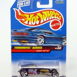 ホットウィール スイート 16 II #979 テロリフィック シリーズ 3/4 ブラック ダイキャストカー 1999