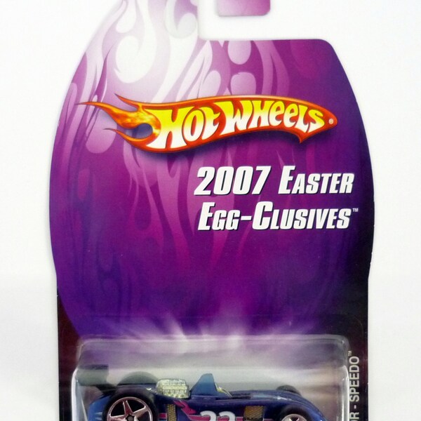 Hot Wheels Tor-Speedo Easter Egg-Clusives Blue Die-Cast Car 2007