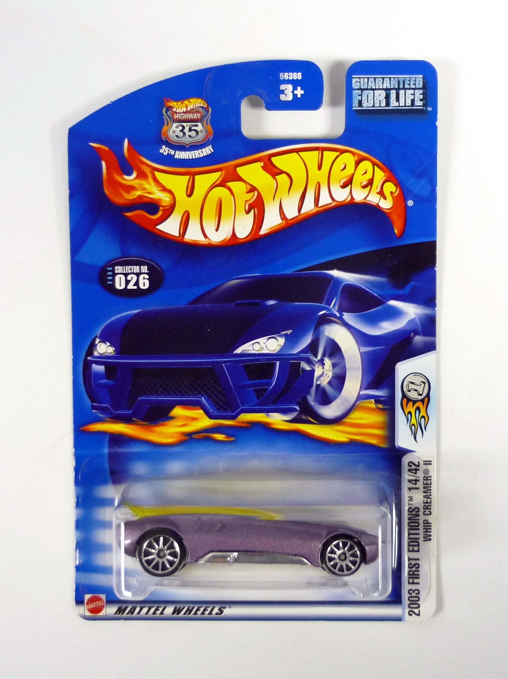 Hot Wheels Whip Creamer II #026 First Editions 14/42 Purple Die