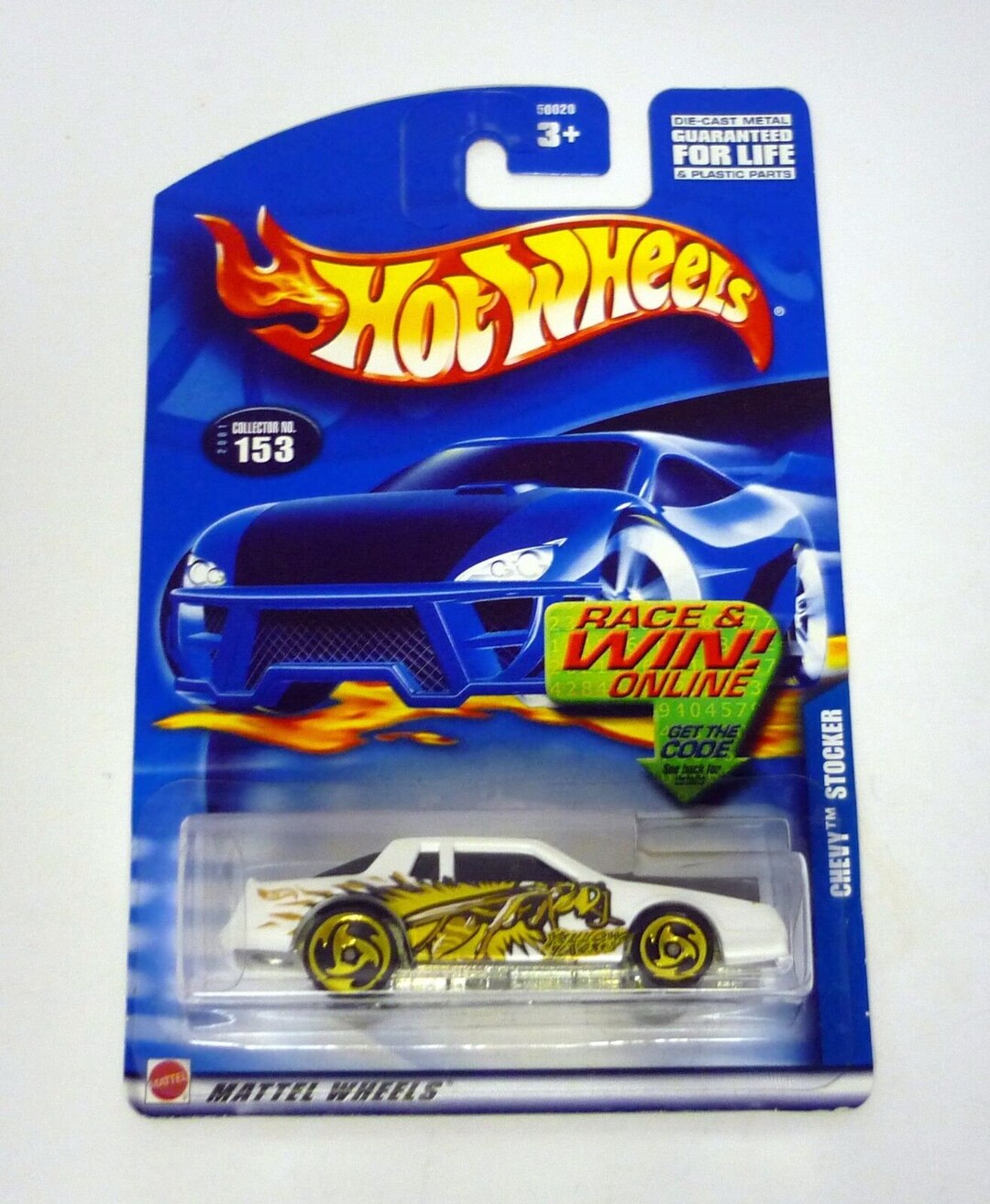Hot Wheels Chevy Stocker #153 White Die-cast Car 2001 - Etsy