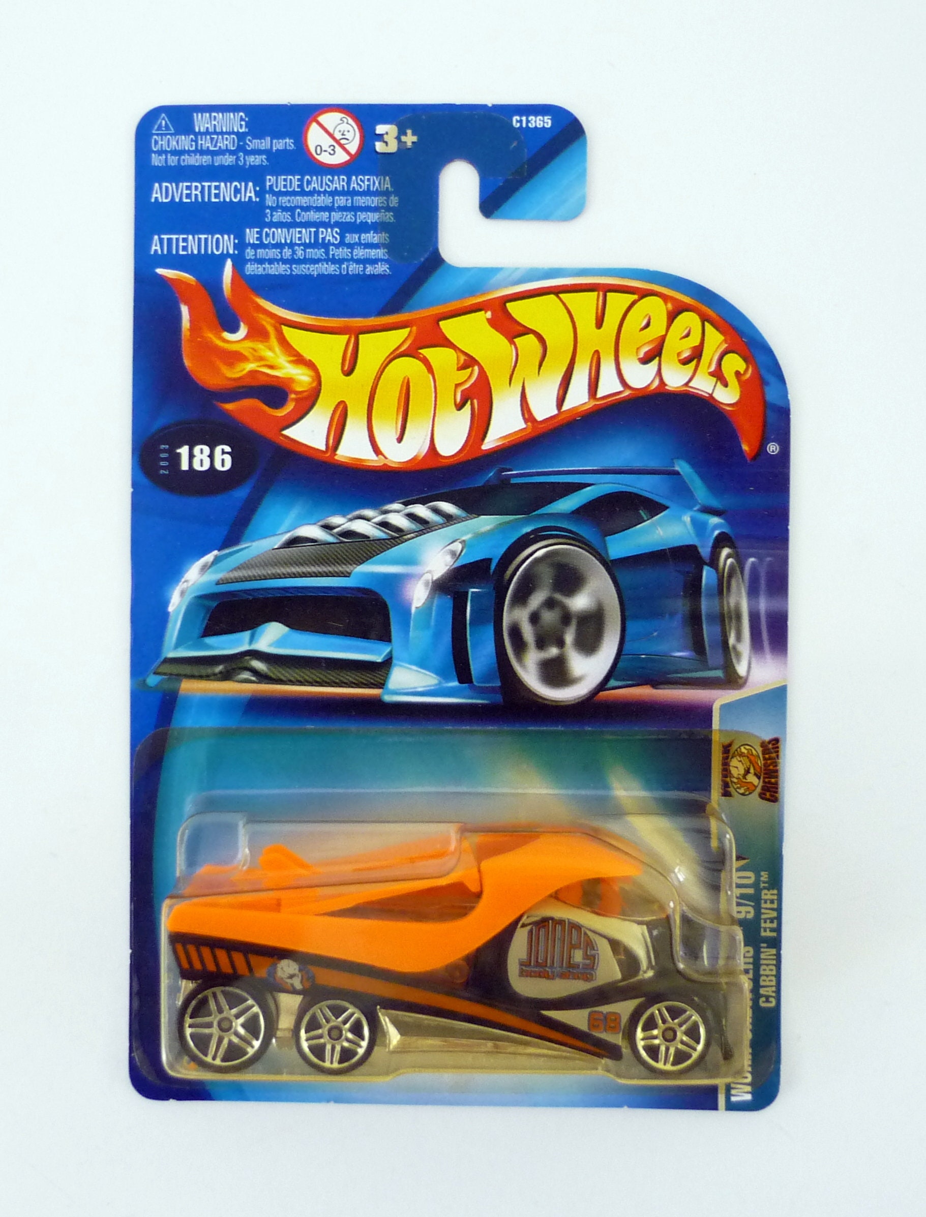Hot Wheels Cabbin' Fever #186 Work Crewsers 9/10 Black Die-cast