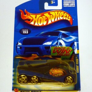 Hot Wheels Cabbin&#39; Fever #193 Blue Die-Cast Truck 2002