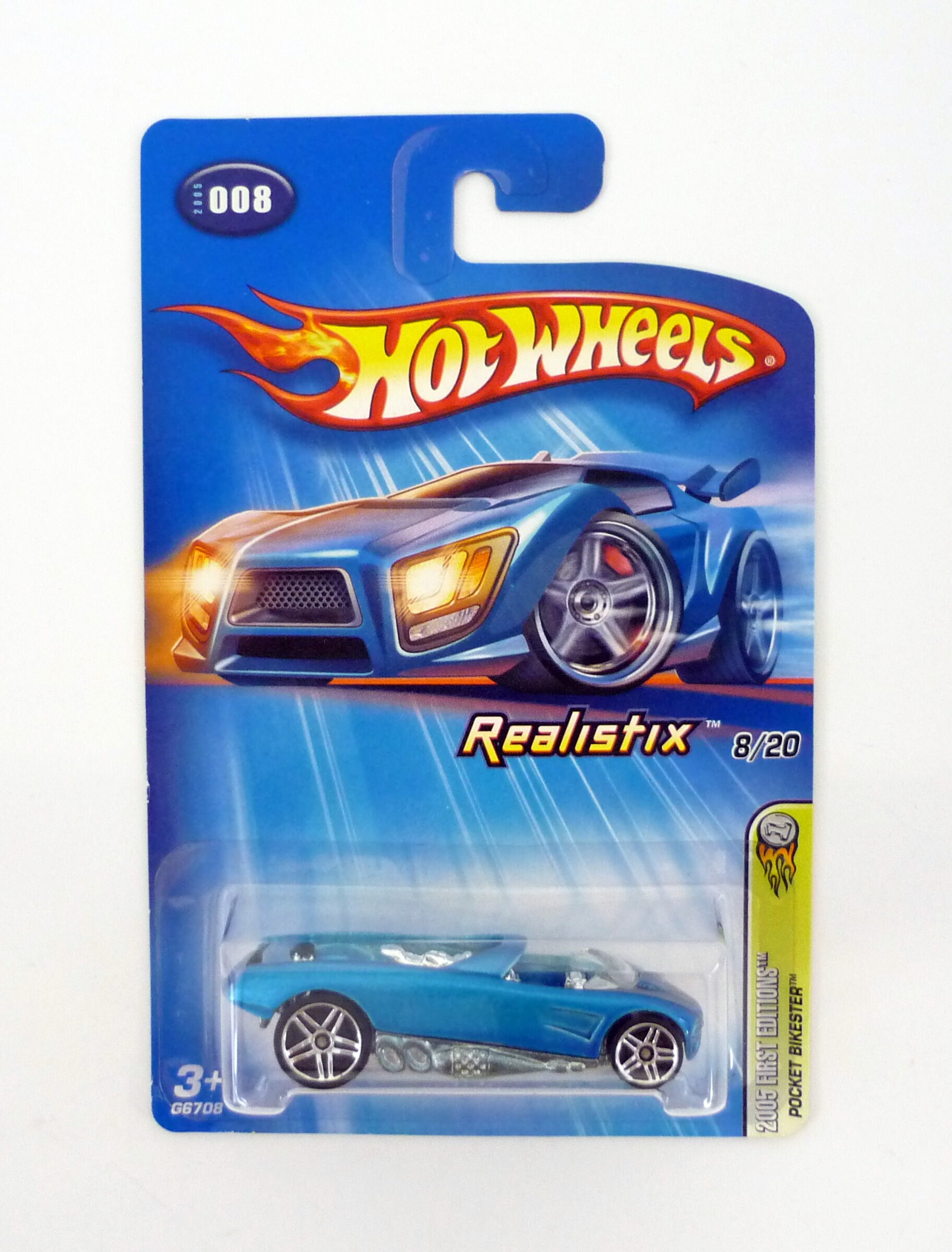 Hot Wheels Pocket Bikester 008 Realistix 8 20 Blue Die cast Car 2005 Etsy UK