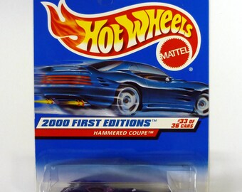 Hot Wheels 2000 First Editions - Hammered Coupe MOC - Etsy
