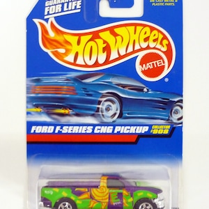 Hot Wheels Ford F-Series CNG Pickup #908 Purple Die-Cast Truck 1998