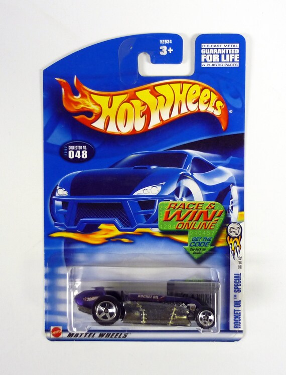 Hot Wheels Rocket Oil Special #048 First Editions 36/42 Purple Die-Cast Car  2002
