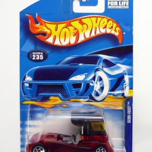 Caminhão fundido sob pressão preto Hot Wheels #235 semi-rápido 2001