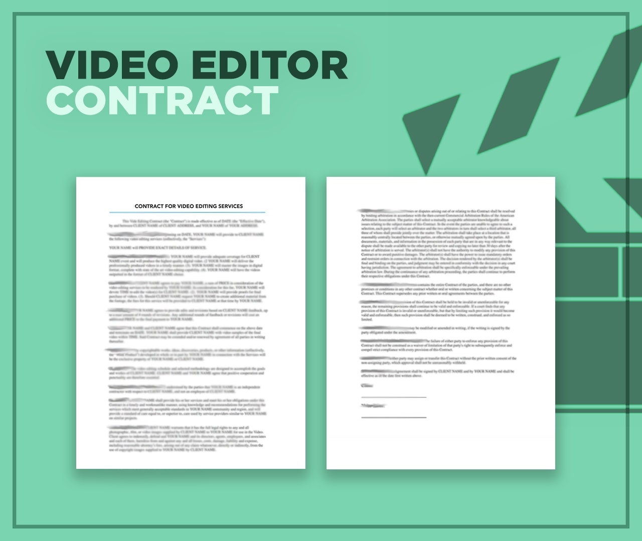 Freelance Video Editor Contract With a FREE Contracts for Dummies Guide Freelance Video Editor Contract With a FREE Contracts for Dummies Guide