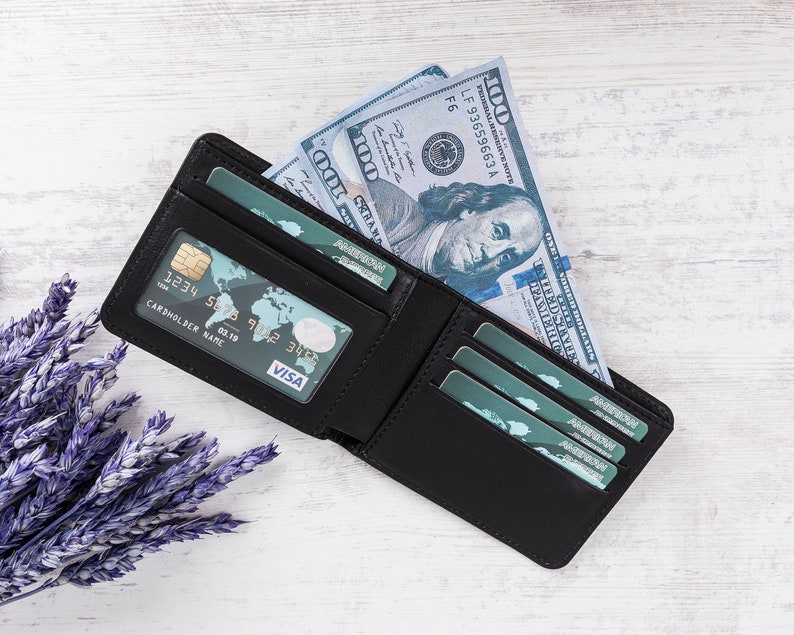 Unisex Gifts Dad Gift Men/'s Wallet Leather Wallet Groomsman Wallet