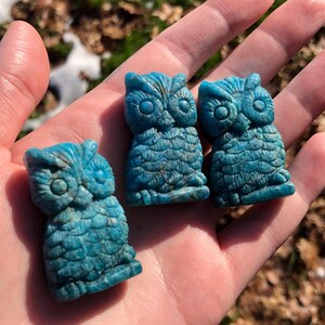 Apatite Owls / Healing Crystal / Meditation / Calming