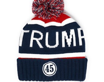 Night Butterfly Trump 2024 Unisex Winter Hats Knit Hat Beanie Cap Men//Womens Black