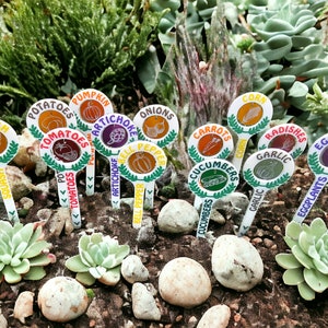 Garden Markers UV and Fade resistant. 3D printed in Vibrant Colors. Outdoor durable material. image 3