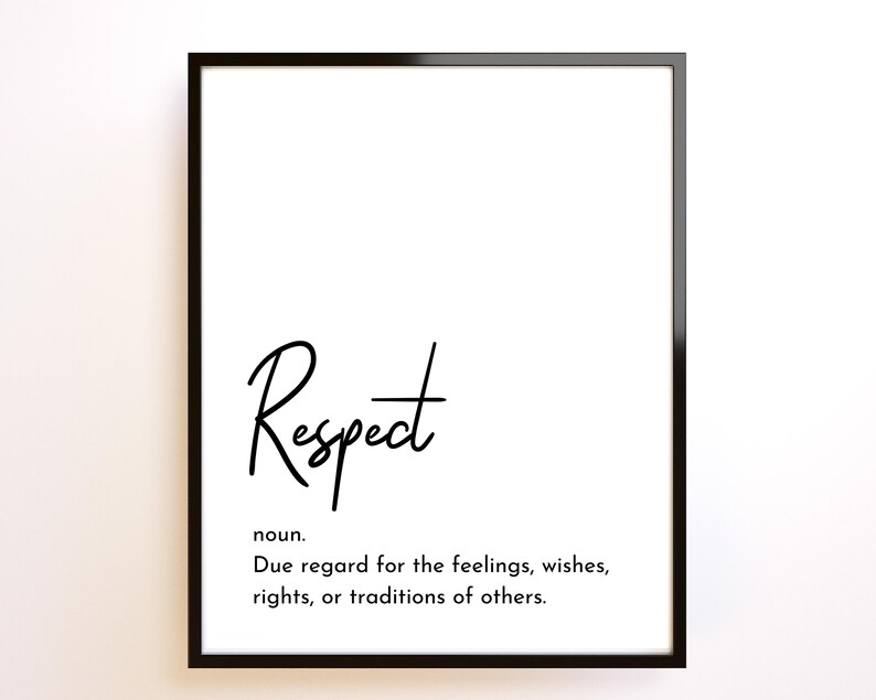 Office Wall Art Definition Prints Kindness Quote Etsy