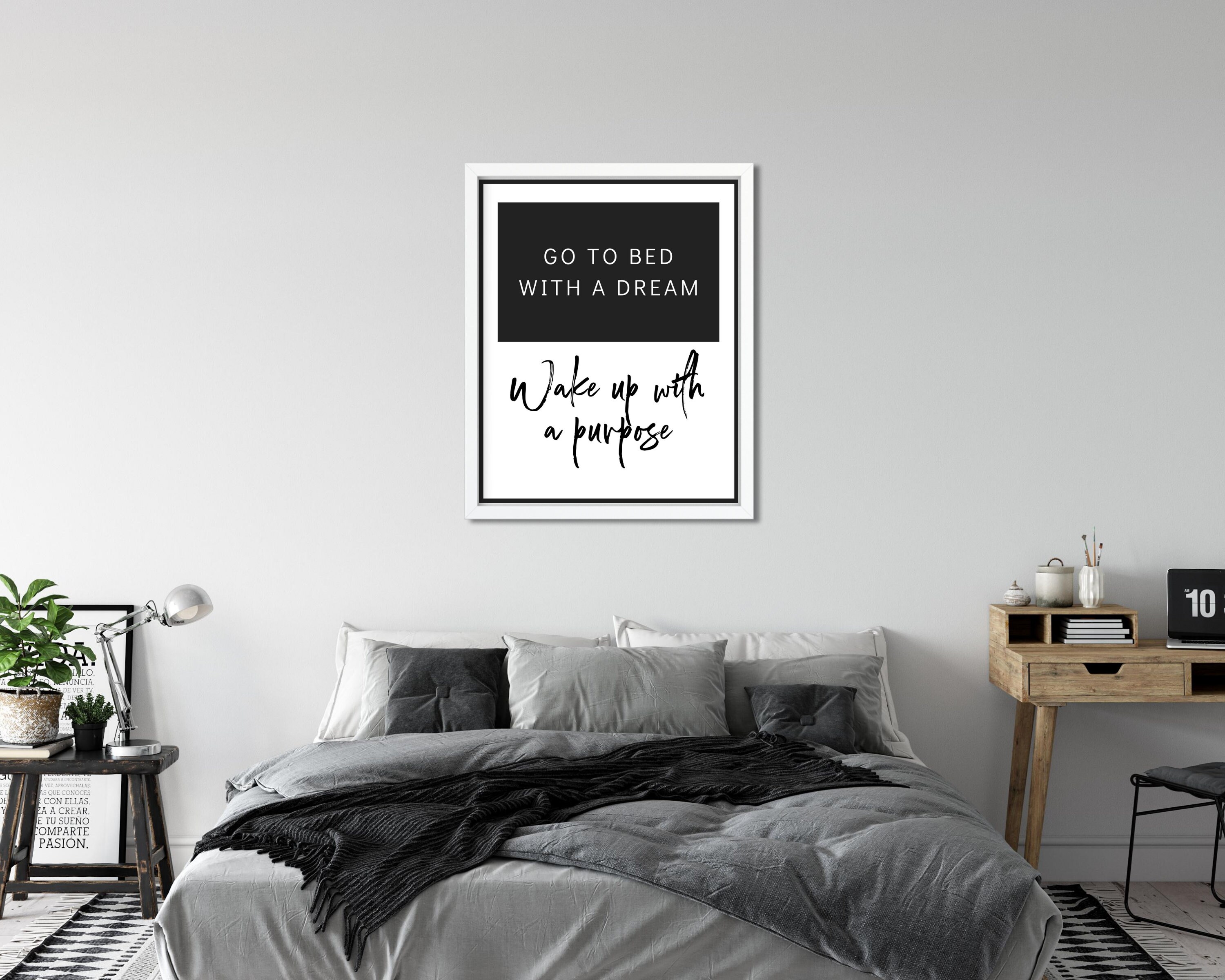 Home Office Decor Positive Office Wall Art Motivational Wall | Etsy