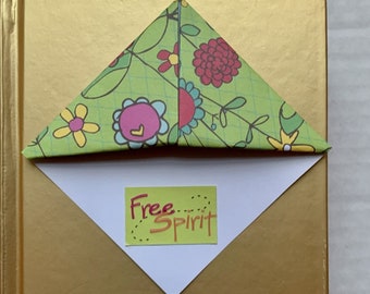 Free Spirit Origami Corner Bookmark