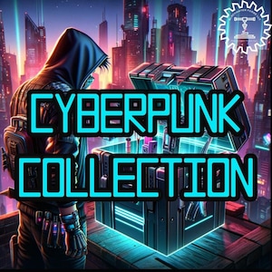 Cyberpunk Nexus Box| Cyberpunk Sci-Fi Mystery Loot Box | Dice Tower | RPG Dice Jail | DnD Can Holder | Player Gifts - Enter the Future!