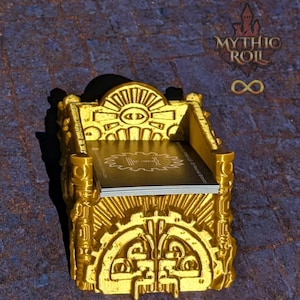 El Dorado 3D Printed RPG Deck Holder and Card Organizer | Business Card Holder | -Unearth the Legend of Gold!