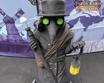 Plague Doctor 3D Printed Dice Tower | RPG Dice Roller| Gothic Decor | Player Gift -  A Gift from the Shadows!