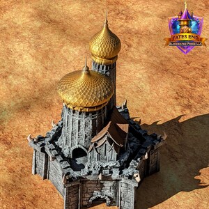 Dragonlance 3D Printed RPG Dice Tower: Fate's End Collection by Kim Bolt