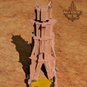 Ancient Monolith 3D Printed Dice Tower: Mythic Roll Collection by Unchained Games