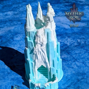 Frost Giant 3D Printed RPG Dice Tower: Mythic Roll Collection by Unchained Games