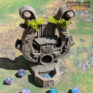 Bard&#39;s Lyre Dice Tower - Fate&#39;s End Collection - Anklänge an Epische Geschichten mit Jeder Würfel Serenade.