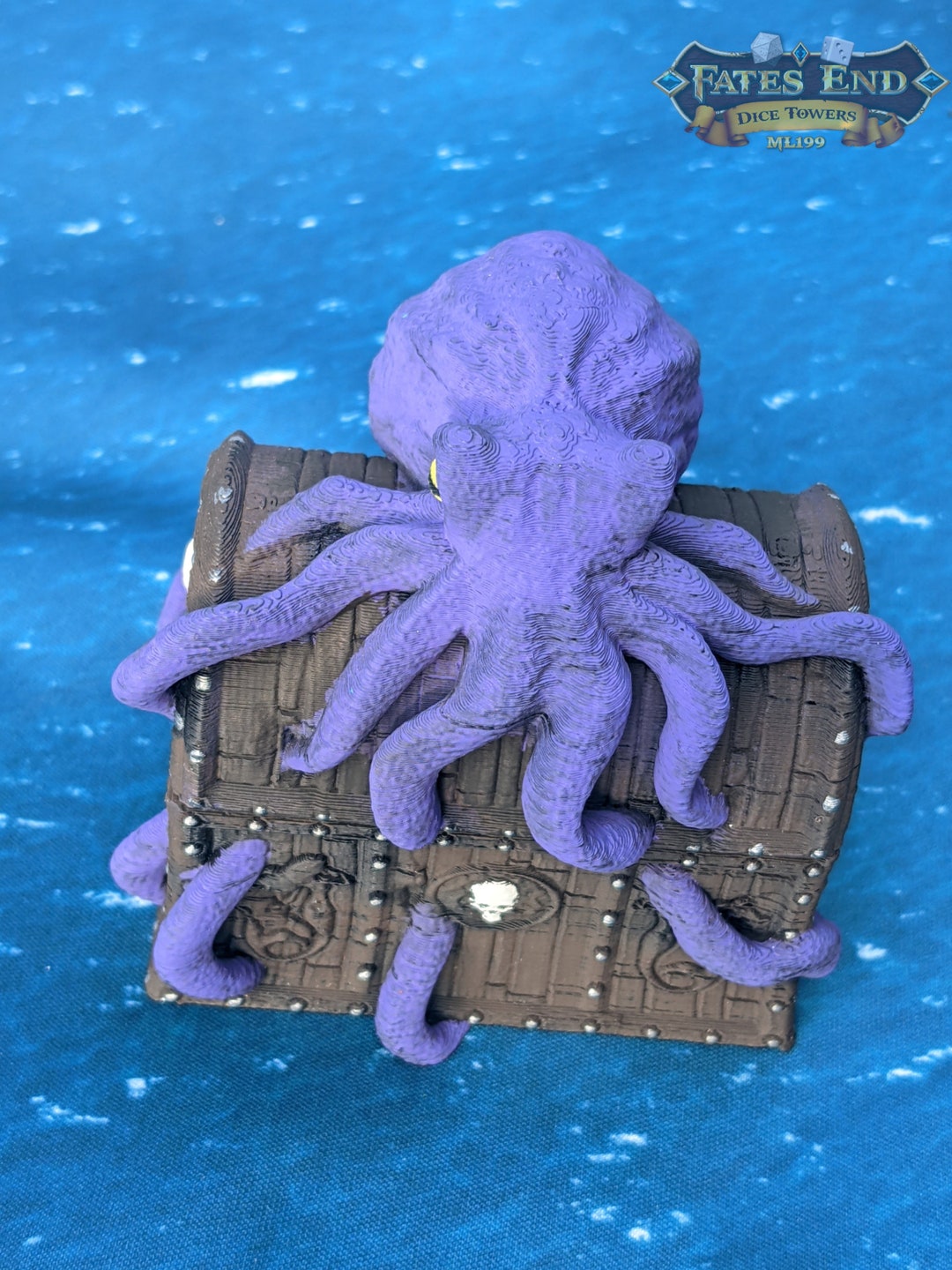 Davy Jones Locker 3D Printed Dice Jail RPG Dice Vault D20 Etsy