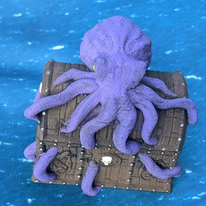 Davy Jones Locker 3D Gedrucktes Oktopus Würfelgefängnis | Piraten-Würfeltresor | D20 Kasten | Spielergeschenk - Begraben in den versunkenen Tiefen der legendären Überlieferungen!