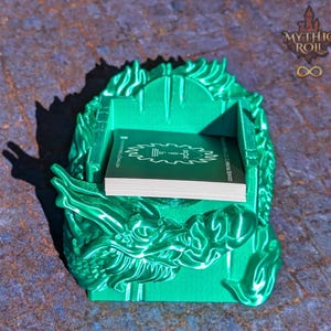 Dragon's Roar 3D Printed RPG Deck Holder and Card Organizer | Business Card Holder | -A Legendary Gift!
