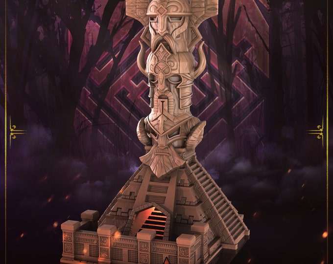 Encesti Aztec Set Dice Tower-Mythic Roll-Unchained Games