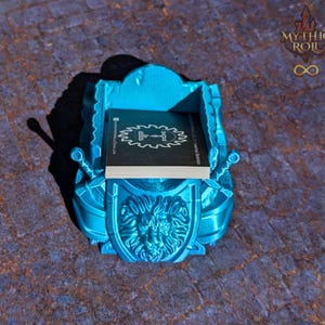 King's Guard 3D Printed RPG Deck Holder and Card Organizer | Business Card Holder | -Protect Your Kingdom with Royal Precision!