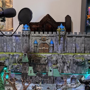 Citadel Castle 3D Printed RPG DM Screen: Fate's End Collection by Kim Bolt
