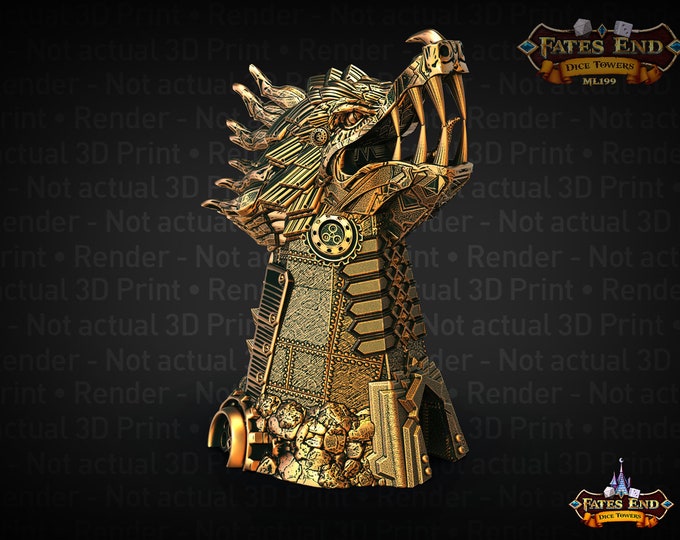 Clockwork Dragon Dice Tower-Fate's End