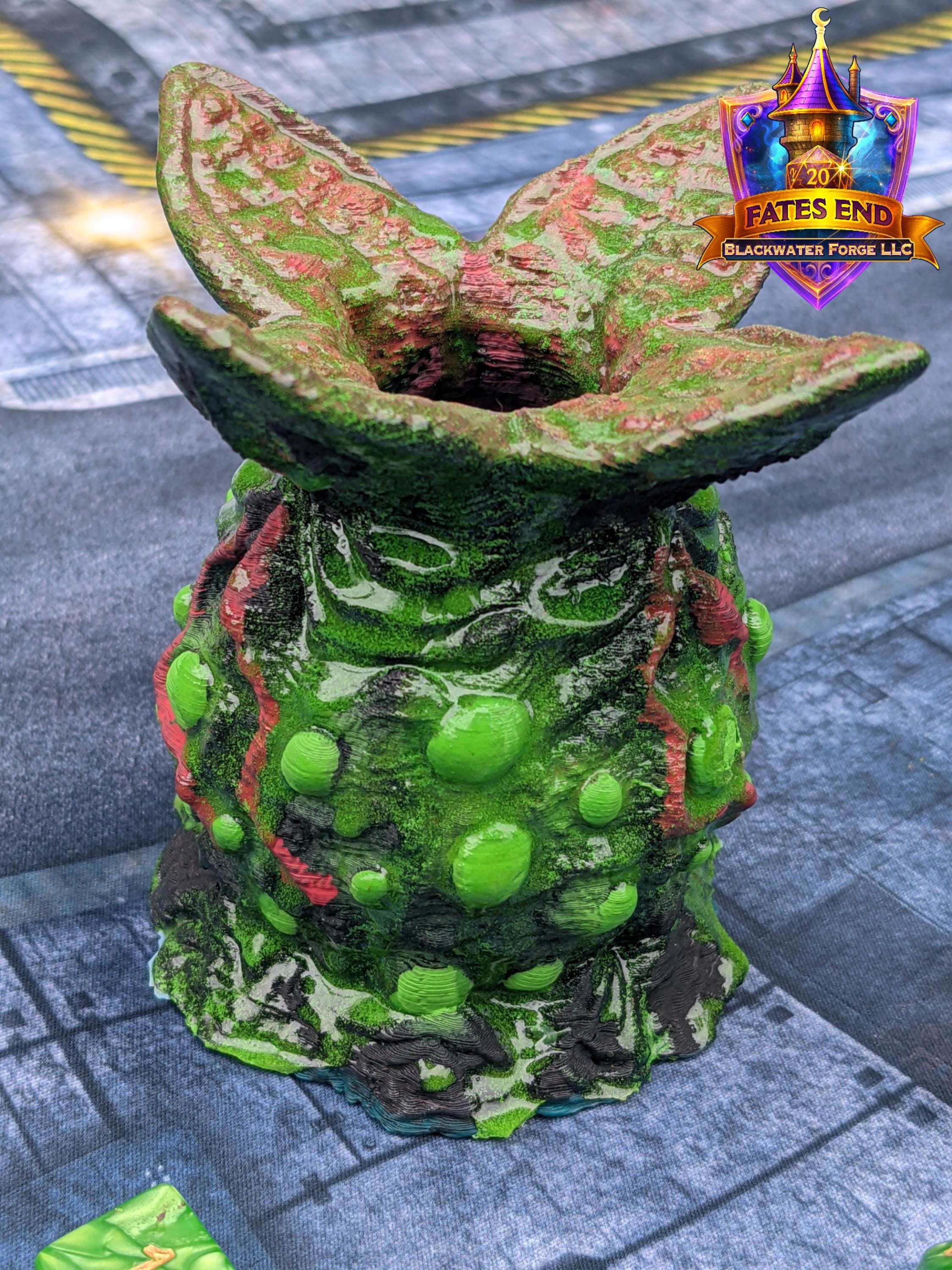Alien Egg Pod 3D Printed RPG Dice Jail: Fate's End Collection by Kim ...
