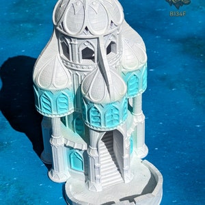 Siren Great Hall 3D Printed RPG Dice Tower: Mythic Roll by Unchained Games