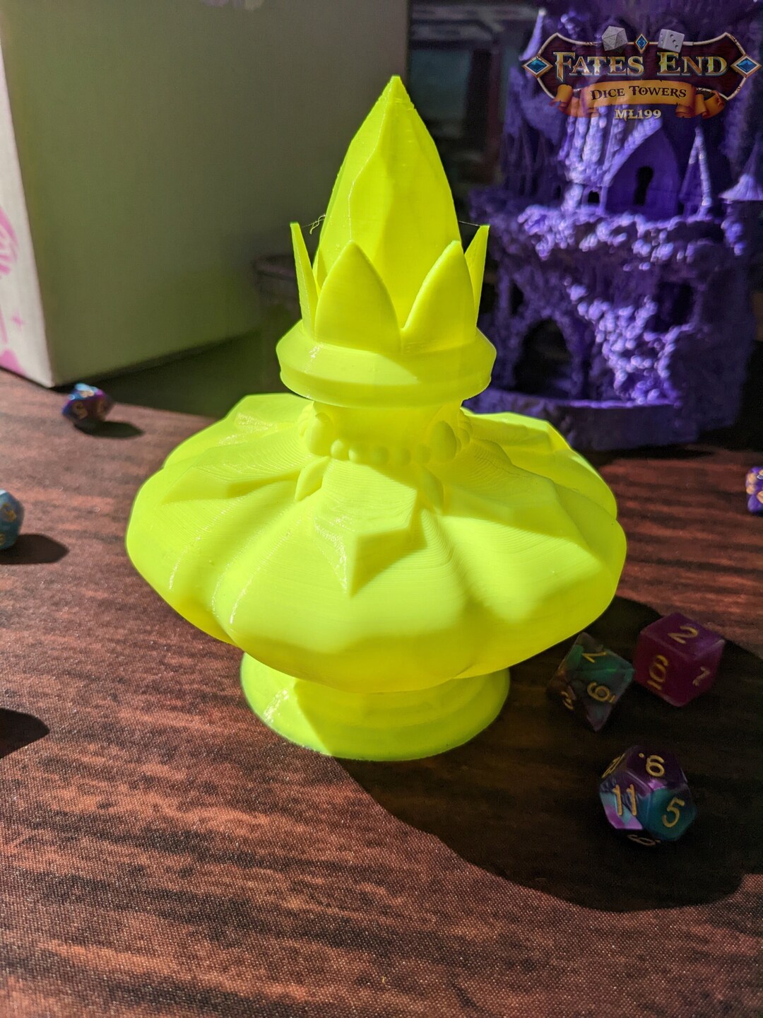 Potion Bottle 3D Printed Dice Jail RPG Dice Vault D20 Etsy