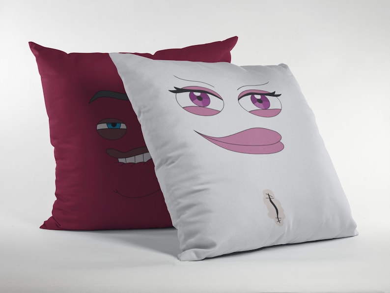 Big Mouth Inspired Pillow. Almohadas/ Cojínes Inspirados En Etsy