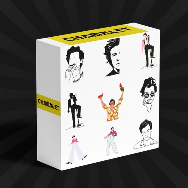 9 Diseños PNG Harry Styles. Pack 03. Vinilo/DTF/Sublimación/Pegatinas,etc. harry styles png designs. vinyl, t-shirts, stickers,etc.