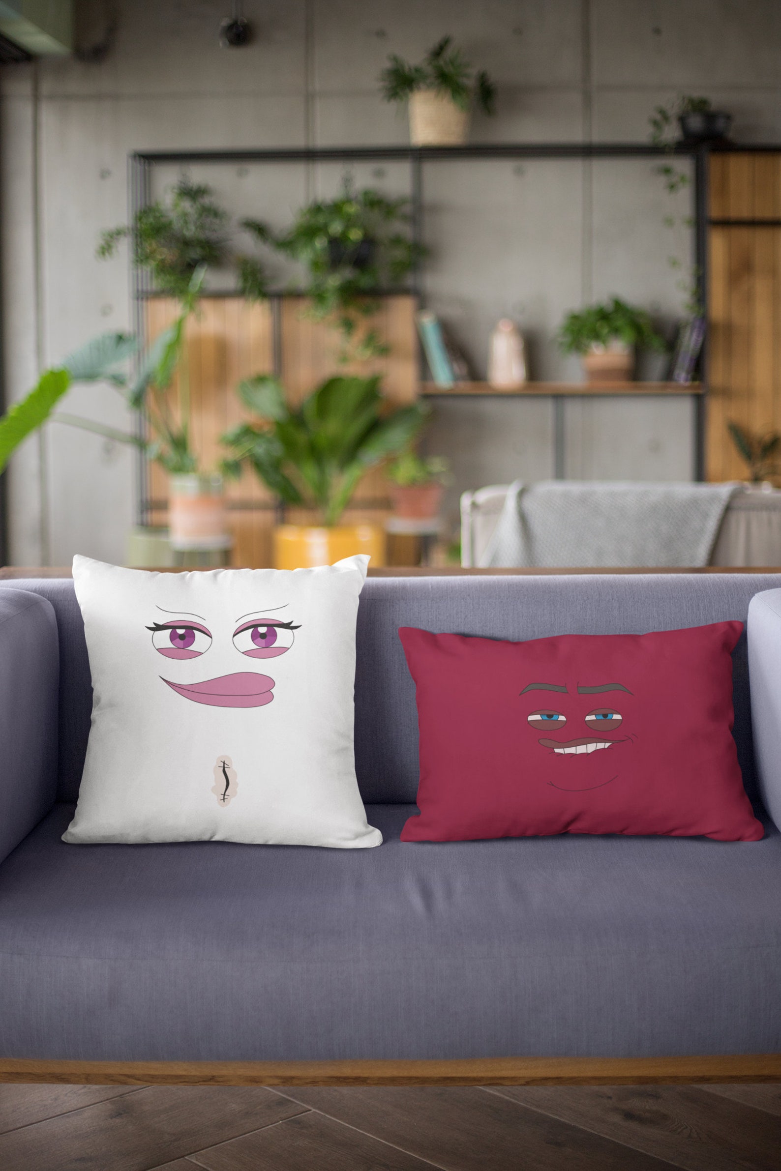 Big Mouth Inspired Pillow. Almohadas/ Cojínes Inspirados En Etsy