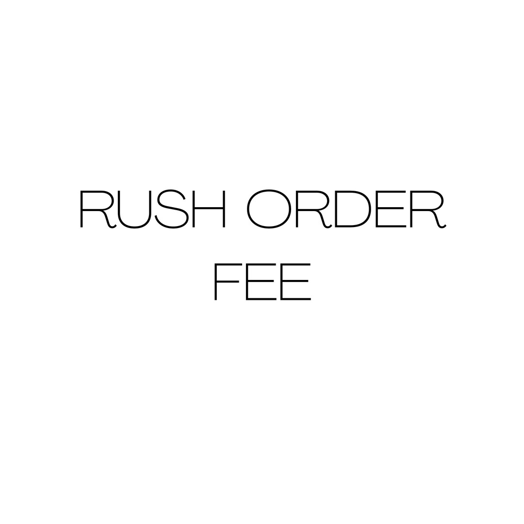 Add on for Rush Processing Etsy